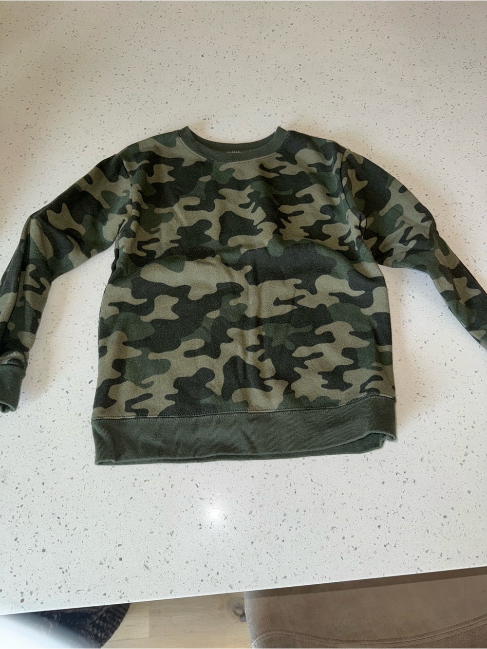 Kids Camo Crewneck Sweatshirt